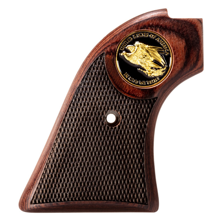 Premium Manufacturing Heritage Grip Rosewood Eagle Medallion