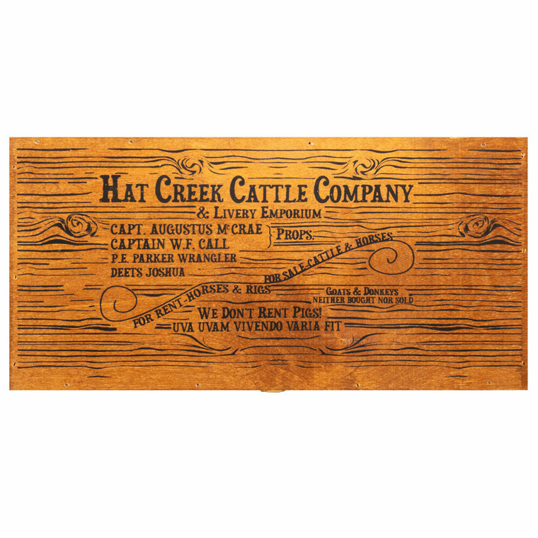 Heritage Hat Creek Company Cedar Wood Box & Foam