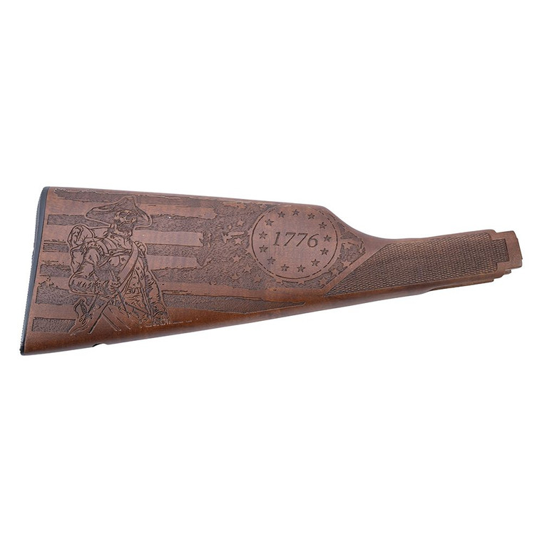 Heritage Rancher Walnut Wood Burnt Independence Day