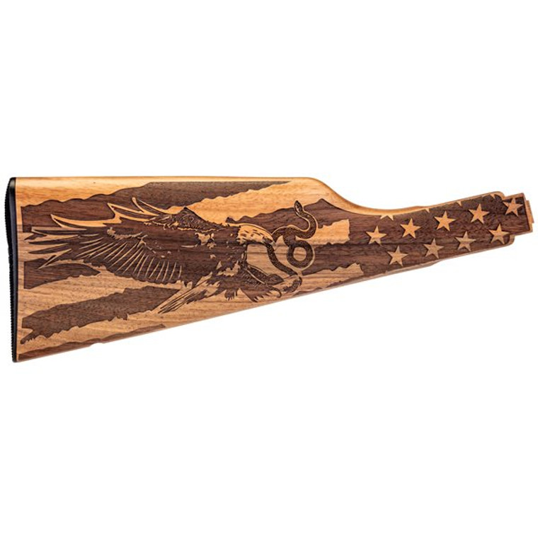 Heritage Rancher Walnut Engraved Eagle & Flag Stock
