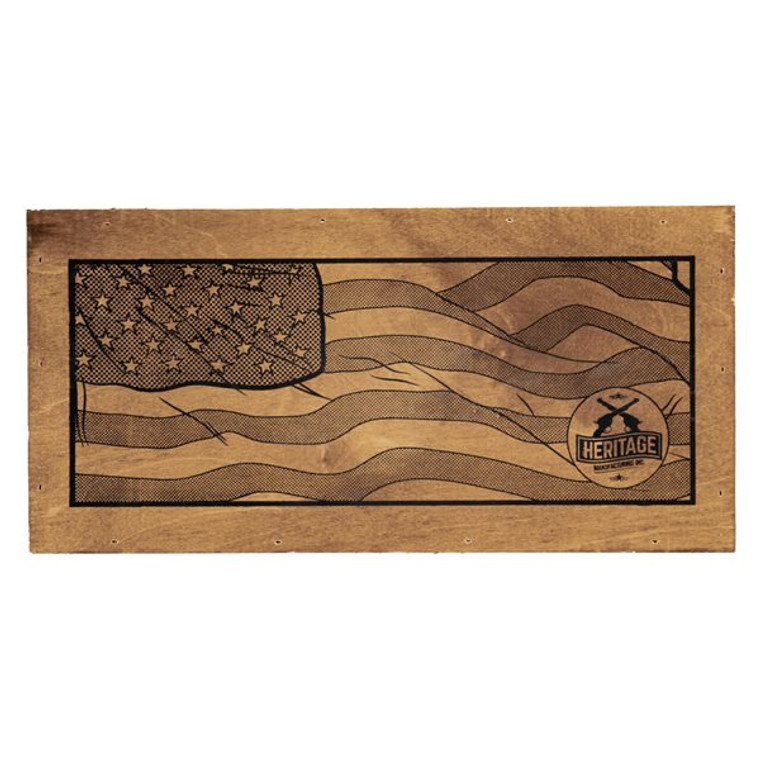 Heritage US Flag Cedar Wood Box & Foam