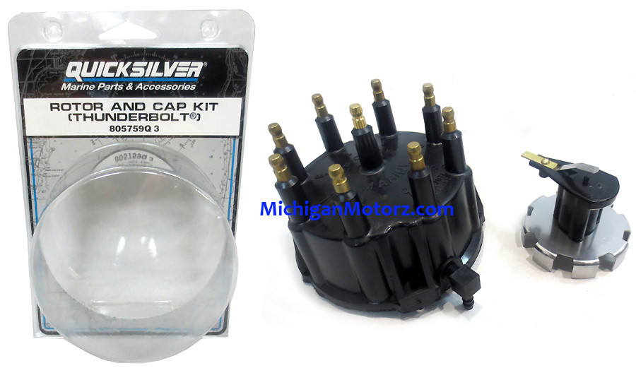 MerCruiser Rotor & Cap Kit (Thunderbolt IV or V HEI) - Michigan