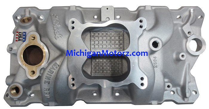 MANIFOLD パチーノ　シャーク箔貼り　新品未使用 Weiand 8125P Weiand Street Warrior Intake Manifolds | Summit Racing
