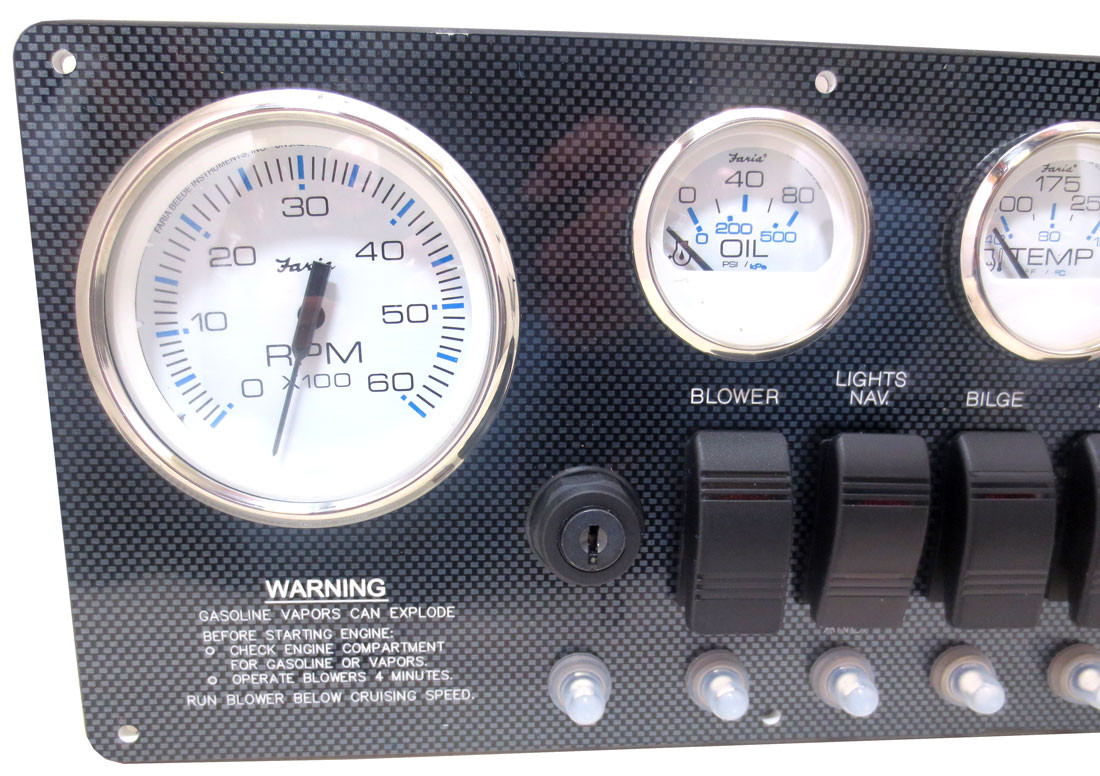 Engine Instrument Panel Deluxe - Michigan Motorz LLC