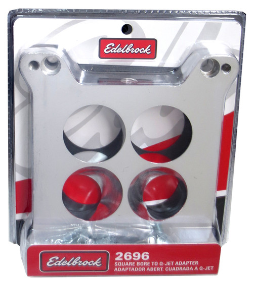 ハチ Edelbrock 2692 4-bbl Q-Jet Carb Adapter Kit - Michigan Motorz LLC