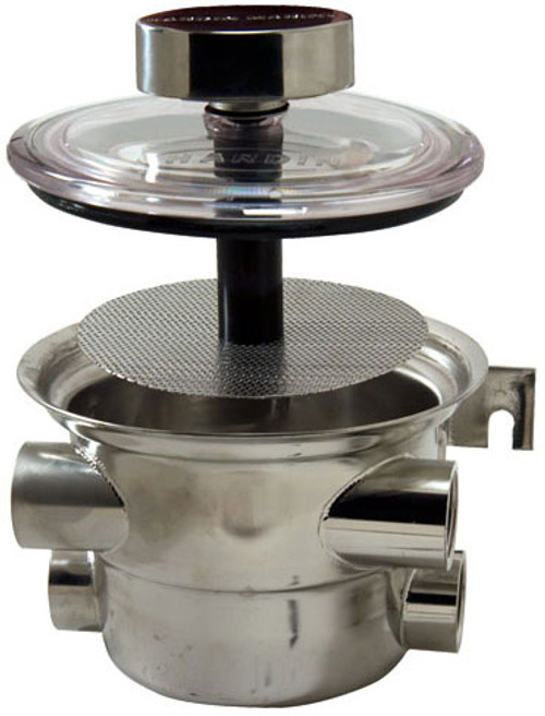 Polished Offshore Sea Strainer - 1" NPT Dual Inlets/Outlets