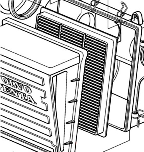 Volvo Penta D4, D6, D9, D11 Air Filter Insert