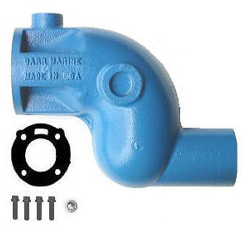 Crusader 454, 502 ci Exhaust Riser, 3" I.D.