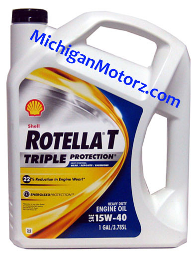 Rotella T - Triple Protection Oil / 15W-40 - Gallon - Michigan