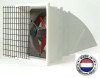EXHAUST FAN Commercial - Incl Hood, Screen & Shutters - 24" - 3 Spd - 6203 CFM 1