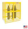 CYLINDER STORAGE CABINET for LP Propane Tanks - Holds 20 Vertical 65" Tanks