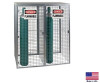 CYLINDER TANK STORAGE CABINET Galvanized Steel - LP Gas, Welding Gases - 18 Cyl