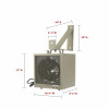 ELECTRIC HEATER - Commercial - Portable - 208/240 Volt -  1 Phase - 13,650 BTU