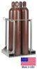 CYLINDER STAND PALLET for LP Propane Welding Gases Compressed Air - 4 Tank Cap