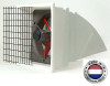 EXHAUST FAN Commercial - Incl Hood, Screen & Shutters - 16" - 3 Spd - 2312 CFM 1