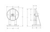DRUM FAN Industrial - Stand Mounted - 48" - 5 Hp - 230V - 3 Phase - 34,500 CFM