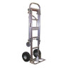 DOLLY / HAND TRUCK Convertible to Platform- Aluminum  600 Lb Capacity 61H BP P