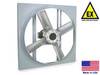 PANEL AXIAL EXHAUST FAN - Explosion Proof - 24" - 230/460V - 1/2 Hp - 6230 CFM