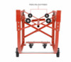 DRUM CRADLE DOLLY for 30 & 55 Gallon Drums - Transports & Dumps - 1000 Lb Cap