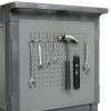 WORK STATION Mobile - Portable Cart - Locking Doors - Tray Top with 3" Lip - 33H