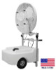 MISTING FAN  Commercial - Cart Mounted - 24" - 5580 CFM - 115V - 1/3 Hp - UL