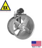 TUBE AXIAL DUCT FAN - Explosion Proof - 24" - 115/230V - 2 Hp - 9946 CFM
