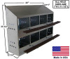 CHICKEN COOP Commercial - Nesting Box  - Roost - 8 Hole - Holds 32 Hens