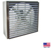 EXHAUST FAN Industrial - Combination - 48" - 1.5 Hp - 115/230V  1 Ph  21,500 CFM