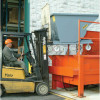 FORKLIFT HOPPER / DUMPSTER Industrial - Self Dumping - 3 CY - 7000 Lb Cap HDG