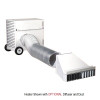 PORTABLE HEATER Commercial/Industrial - Ductable - LP & NG Fired - 170,000 BTU