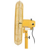 PEDESTAL FAN Industrial - Oscillating - 30" - 3 Spd - Safety Yellow w/Wheel Kit