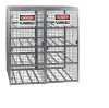 CYLINDER TANK STORAGE CABINET Galvanized Steel - LP Gas, Welding Gases - 16 Cyl