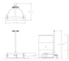 DRUM TRUCK / DOLLY Industrial/Coml - 1,200 Lb Cap - Drums up to 24" Diameter