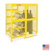 CYLINDER STORAGE CABINET for LP Propane Tanks - Holds Vertical & Horizontal