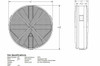 DRUM FAN Suspended Mount - Belt Drive  84" - 1 Hp - 460V - 3 Phase - 47,500 CFM