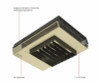 ELECTRIC HEATER Coml/Industrial - 277V - 1 Phase - 5,000 Watt - 17,100  BTU