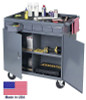 WORK STATION Mobile - Portable Steel Workbench Cabinet - 12 Compart / 12 Drawers