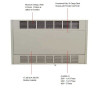 ELECTRIC HEATER Commercial - 240V - 1 or 3 Phase - 10,000 Watt - 34,100 BTU