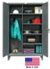 COMBINATION STEEL LOCKER CABINET Commercial - Lockable - 78 H x 24 D x 72 W