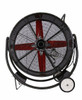 DRUM FAN Commercial Dolly Mounted - 36" - 1/2 Hp - 115/230V - TEFC - 12,100 CFM