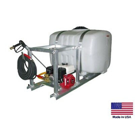 PRESSURE WASHER Commercial - Skid Mounted - 3 GPM - 2500 PSI - 150 Gallon Tank