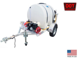 SPRAYER - DOT Highway Rated Trailer - 21 GPM - 725 PSI - Electric Reel - 300 Gal