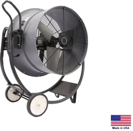 DRUM FAN Commercial - Dolly Mounted - 30" - 1/2 Hp - 115V - 1 Phase - 7,900 CFM