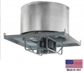 ROOF EXHAUSTER FAN - Direct Drive - 18" - 1/3 Hp - 230/460V - 3 Ph - 3375 CFM