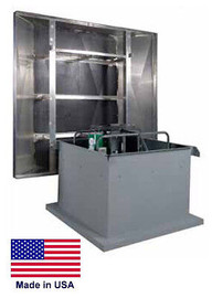 ROOF VENTILATOR Exhaust Fan - Belt - 36" - 2 Hp - 230/460V - 3 Ph - 15,376 CFM