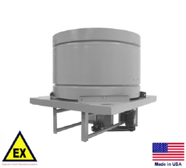 ROOF VENTILATOR EXPLOSION Proof Fan - 24" - 230/460V - 3 Ph - 3 Hp - 10,735 CFM