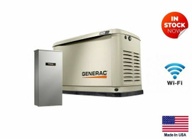 STANDBY GENERATOR - LP & NG Fired - 22 kW - 120/240V - 200 Amp Transfer Switch