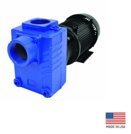 CENTRIFUGAL PUMP Industrial - Self-Prime - 3" - 7.5 Hp  - 230V - 1 Ph - 390 GPM