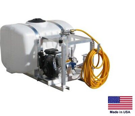 SPRAYER Commercial - Skid Mounted - 7 GPM - 150 PSI - 5 Hp - 100 Gallon Tank