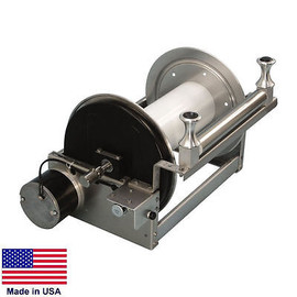 SPRAYER HOSE REEL Commercial - Aluminum - 12 Volt Electric - Includes Hose Guide